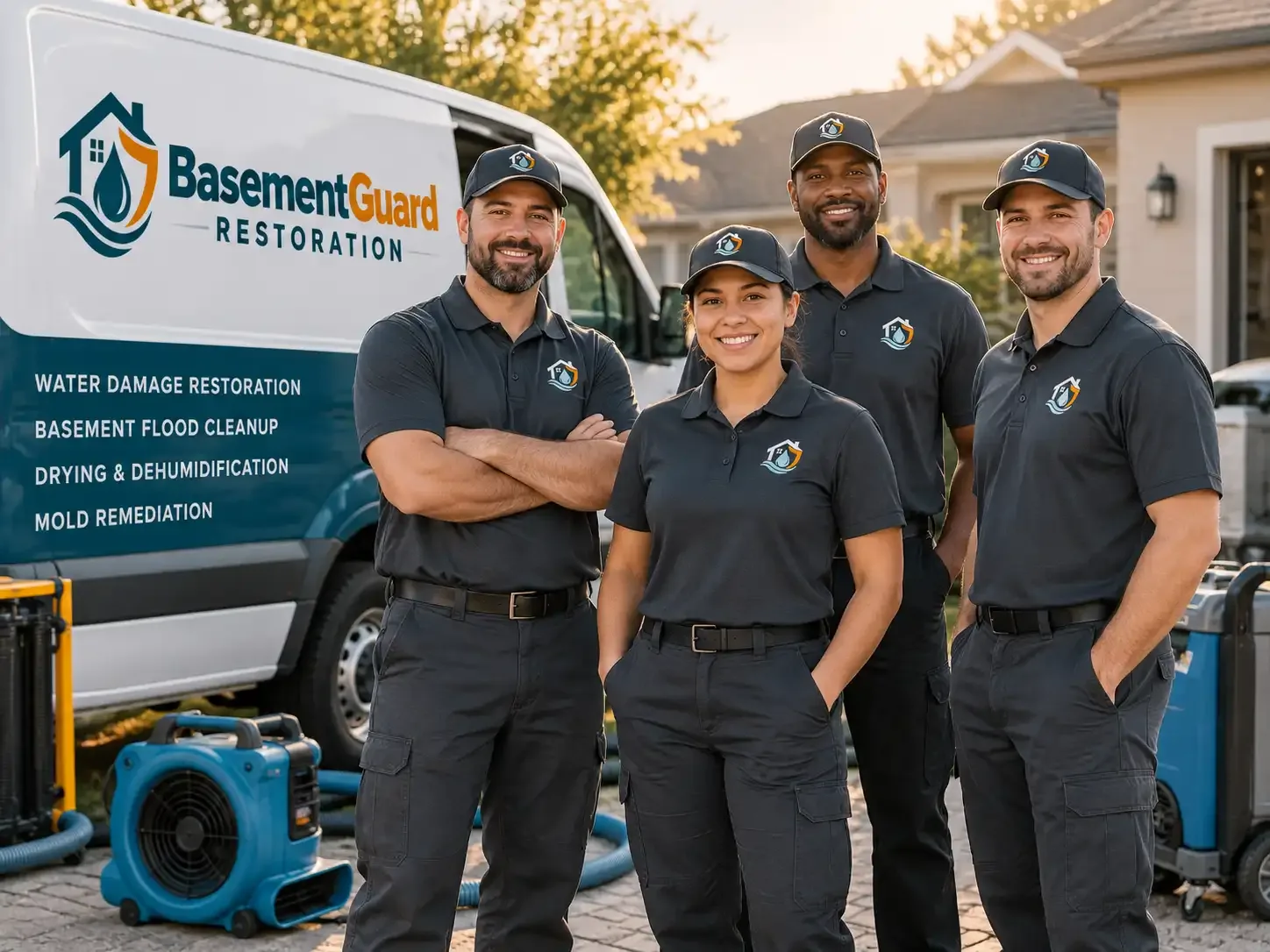 Basement Water Damage Restoration company in Pointblank, TX
